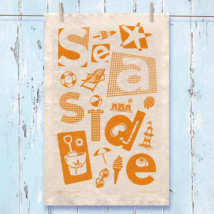 Seaside Tea Towel
