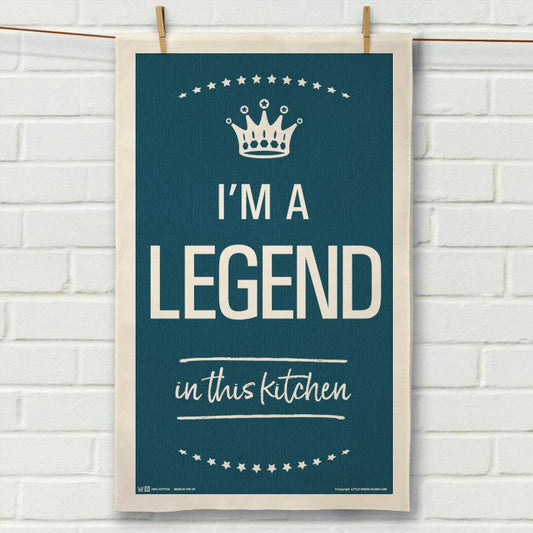 I'm a Legend Tea Towel