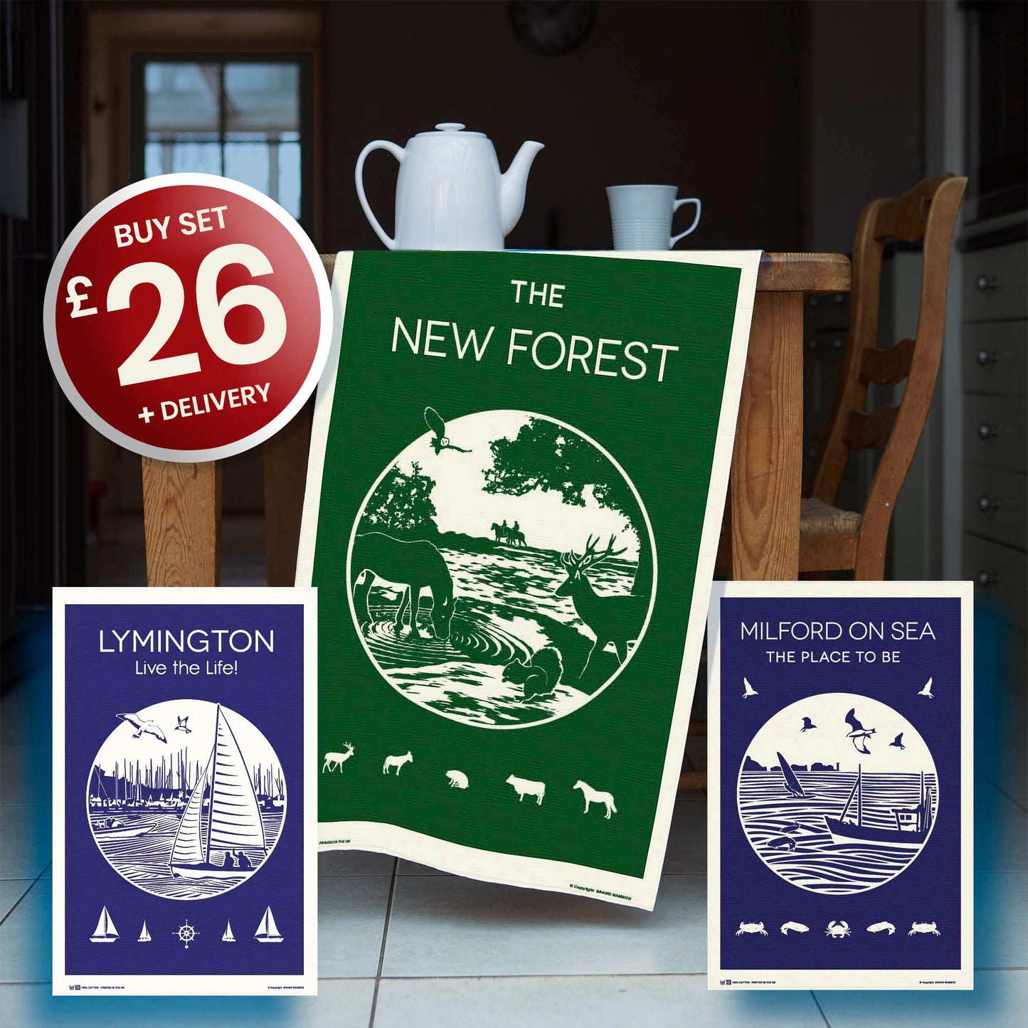 Local Tea Towel Set