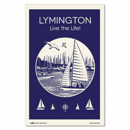 Lymington Tea Towel