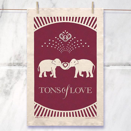 Tons of Love Cotton Tea Towel